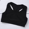 Yihuimin Kids Girls 2 Pieces Active Outfit Racer Back Sports Bra with Booty Shorts Ballet Dancewear Black 3-4 Years view 4