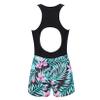 TTAO Kids Girls One Piece Keyhole Back Unitard Jumpsuit Gymnastics Workout Dance Yoga Leotard Bodysuit Black Lily 4 Years view 4