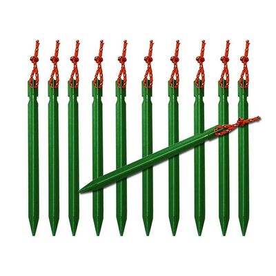 10Pcs 18cm Outdoor Triangle Nail Aluminum Alloy Awning Pegs Tent Stake Nail