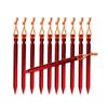 10Pcs Outdoor Triangle Nail Aluminum Alloy Awning Pegs Tent Stake Nail view 1