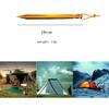 10Pcs Outdoor Triangle Nail Aluminum Alloy Awning Pegs Tent Stake Nail view 2