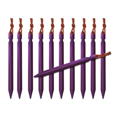10Pcs 18cm Outdoor Triangle Nail Aluminum Alloy Awning Pegs Tent Stake Nail