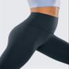 CRZ YOGA Brushed Naked Feeling Workout Leggings 25" - High Waisted Gym Compression Tummy Control Womens Yoga Pants True Navy Large view 4