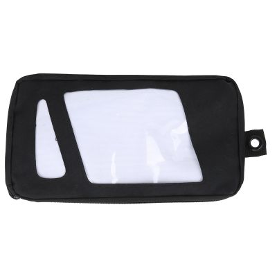 Surfboard Fin Storage Bag, Waterproof Protective Case for Surfing Fins, 10in Black Travel Accessory for Surfers, Water Sports Enthusiasts, Beach Trips