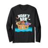 Animal History Bible, Noah's Ark, Religion Comic Gift Long Sleeve T-Shirt view 1