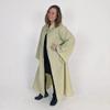Everfan Adult Hooded Robe with Sleeves | Wizard, Jedi, Monk, Medieval Cosplay Cape, LARP Costume for Adults (Adult Small - 44" long from neck down (40" chest), Tan) view 3