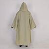 Everfan Adult Hooded Robe with Sleeves | Wizard, Jedi, Monk, Medieval Cosplay Cape, LARP Costume for Adults (Adult Small - 44" long from neck down (40" chest), Tan) view 4