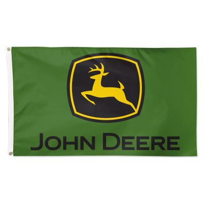 John Deere Flag 3'x5' Deluxe Logo Green