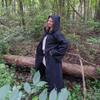 Everfan Adult Hooded Robe with Sleeves | Wizard, Jedi, Monk, Medieval Cosplay Cape, LARP Costume for Adults (Adult Small - 44" long from neck down (40" chest), Black) view 3