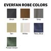 Everfan Adult Hooded Robe with Sleeves | Wizard, Jedi, Monk, Medieval Cosplay Cape, LARP Costume for Adults (Adult Small - 44" long from neck down (40" chest), Gray) view 4