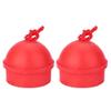 Shanrya Snooker Chalk Holder, Billiard Pool Cue Chalk Holder 1.57 X 1.57 X 1.34inch No-Slip Cue Tip Chalk Cue Tips Chalk Holder for Snooker Pool(red) view 1