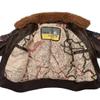 Top Gun Kid's Vegan Leather Aviator Jacket (Brown, 14) view 3