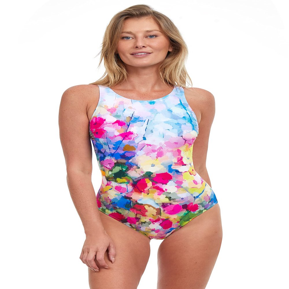 Gottex Women's Standard Jolie Bouquet High Neck One Piece, Multi, 44