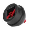 Shanrya Snooker Chalk Holder, Billiard Pool Cue Chalk Holder 1.57 X 1.57 X 1.34inch No-Slip Cue Tip Chalk Cue Tips Chalk Holder for Snooker Pool(Black) view 2