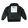 Top Gun Kid's Vegan Leather Aviator Jacket (Black, 14) view 3