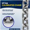Five Oceans 1/4" x 2' Boat Anchor Chain with 2 Stainless Steel Shackles, G4 High Test Stainless Steel Chain - FO4492-S2 view 4