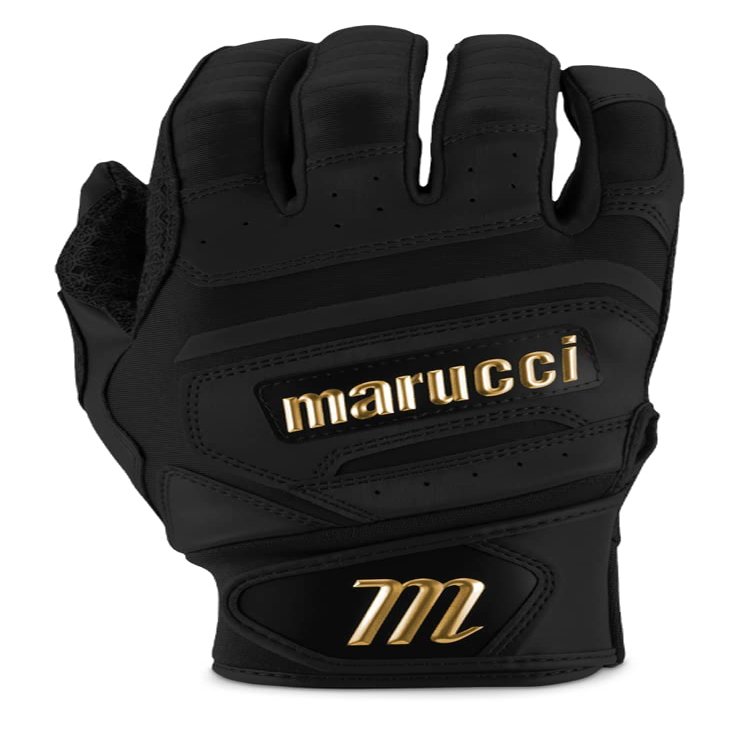 MARUCCI 2021 PITTARDS Reserve Adult Batting Gloves, Black, Adult XX-Large