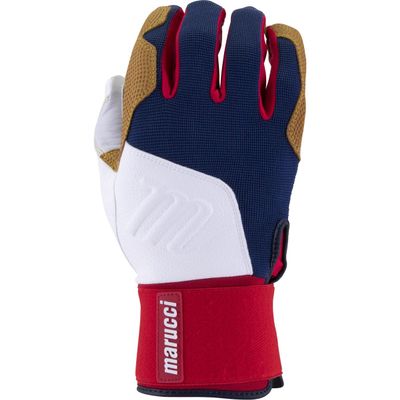 Marucci mens Leather Wrap,Protection Batting GloveA, Adult Large US