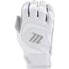 MARUCCI 2021 Adult Signature Batting Gloves. White/White, Adult Large view 1