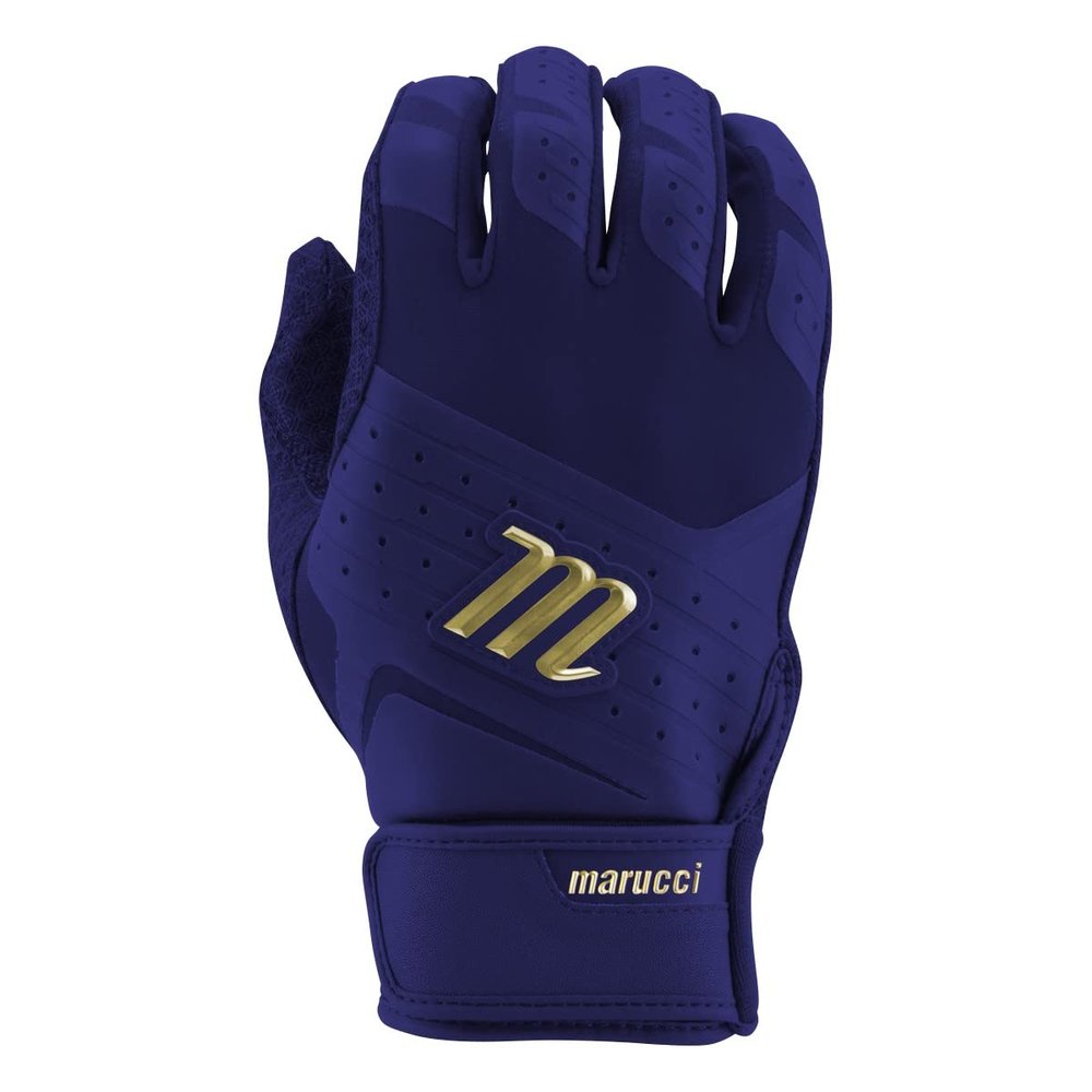 MARUCCI 2021 PITTARDS Reserve Adult Batting Gloves, Navy Blue, Adult X-Large