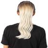 Adult Women's 14" Inch Brown/Blonde Vibrant Ponytail Ombre Extension, High Synthetic Heat Resistant Fibers view 2