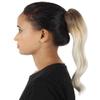 Adult Women's 14" Inch Brown/Blonde Vibrant Ponytail Ombre Extension, High Synthetic Heat Resistant Fibers view 4