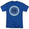 University of Memphis Official Plaid Badge Unisex Adult T-Shirt, Plaid Badge, 5X-Large view 1
