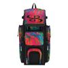 Boombah Superpack Bat Bag - Backpack Version (no wheels) - Holds 4 Bats - Lava 3 Multi view 1