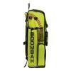 Boombah Superpack Bat Bag - Backpack Version (no wheels) - Holds 4 Bats - Strikeout Softball Optic Yellow/Red/Black view 2