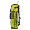 Boombah Superpack Bat Bag - Backpack Version (no wheels) - Holds 4 Bats - Strikeout Softball Optic Yellow/Red/Black view 4