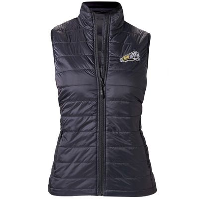 FIVE KNUCKLE BULLET Women's Puffer Vest with Embroidered Logo (XS)