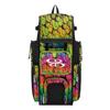 Boombah Superpack Bat Bag - Backpack Version (no wheels) - Holds 4 Bats - Neon Ballpark Multi view 1