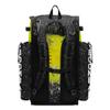 Boombah Superpack Bat Bag - Backpack Version (no wheels) - Holds 4 Bats - Softball Highlight Black/Optic Yellow/Red view 3