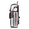 Boombah Superpack Bat Bag - Backpack Version (no wheels) - Holds 4 Bats - Strikeout Baseball White/Red/Black view 4