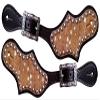Showman Ladies Hair-On Cowhide Leather Spur Straps view 1