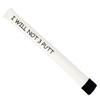 Sunfish I Will Not 3 Putt Leather Golf Alignment Stick Cover Holds 2 Sticks view 1