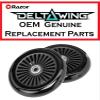 2 (One Pair) Genuine Replacement Rear Wheels for The Razor Deltawing Scooter view 2