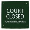 Douglas Tennis Court Signs, Please Keep Gates Closed view 4