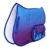 CHALLENGER Horse Quilted English All-Purpose Trail Saddle Pad Ombre w/Pockets 72147 view 1