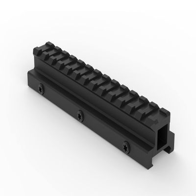 Monstrum Lockdown V3 Picatinny Riser Mount with Recoil Stop Base | 5.5 inch Length | Medium Profile