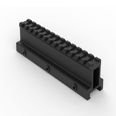 Monstrum Lockdown V3 Picatinny Riser Mount with Recoil Stop Base | 5.5 inch Length | High Profile