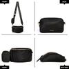 Like Dreams Small Crossbody Bum Bag for Women | Lightweight Nylon Fanny Pack with Detachable Airpods Pouch | Stylish Crossbody Bag (Black) view 4