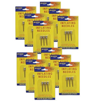 MARTIN Dick Sports Sports Inflating Needles, Silver, 3 Per Pack, 12 Packs (MASN2-12)