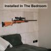 GOHIKING Gun Rack Gun Racks Storage Rifles Shotgun Hooks Wall Mount Hangers for Any Rifles Shotguns Archery Bow with Soft EVA Padding and Heavy Duty Steel view 2