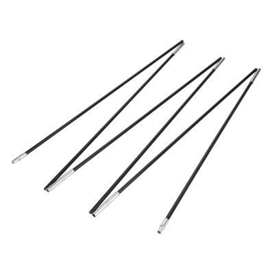 Lightweight Aluminum Replacement Tent Poles Foldable Retractable Camping Kit Adjustable Shelter Support Sticks for Hiking Outdoor Adventures