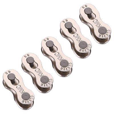 Bicycle Accessories 5Pair Bike Quick Release Chain Mountain Road Bicycle Chains Connector 8/9/10 Speed Quick Bike Parts (Color : 9 Speed)
