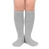 Toddler Knee High Socks Striped Athletic Soccer Socks for Baby Boys Girls Softball Socks 1 Pack Grey view 2