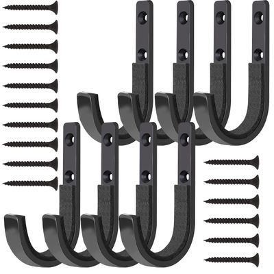 GOHIKING Gun Rack Storage Rifles Shotgun Hooks Wall Mount Hangers for Any Rifles Shotguns Archery Bow with Soft Padding and Heavy Duty Steel