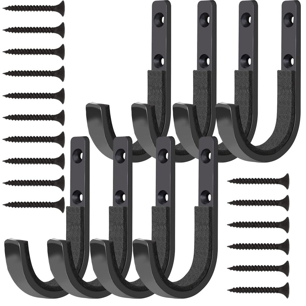 GOHIKING Gun Rack Storage Rifles Shotgun Hooks Wall Mount Hangers for Any Rifles Shotguns Archery Bow with Soft Padding and Heavy Duty Steel