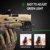 RovyVon GL3 Pro 700 Lumen USB C Rechargeable Weaponlight with Green Beam and White LED Combo, GL or 1913 Picatinny Rail Mounted Flashlight view 4